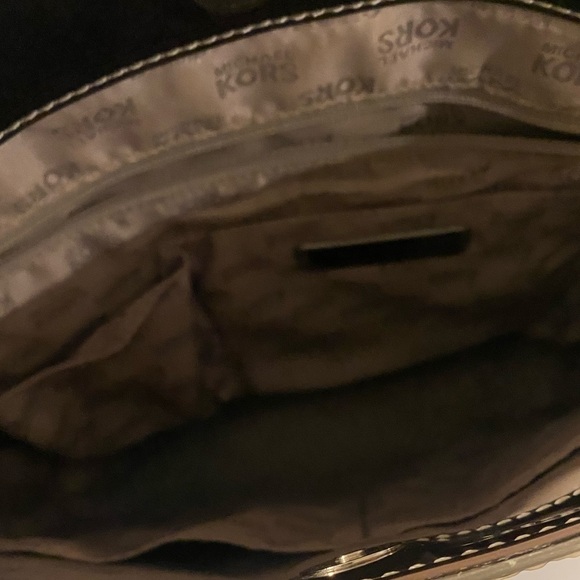 {Michael Kors} Rose Gold Mirror Jet Set Tote - Picture 4 of 7